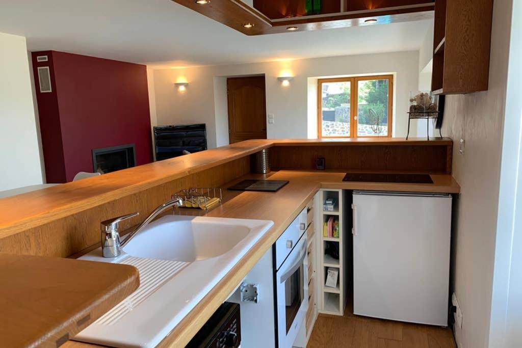 Domaine Des Pierres D Auvergne Flat Esterno foto